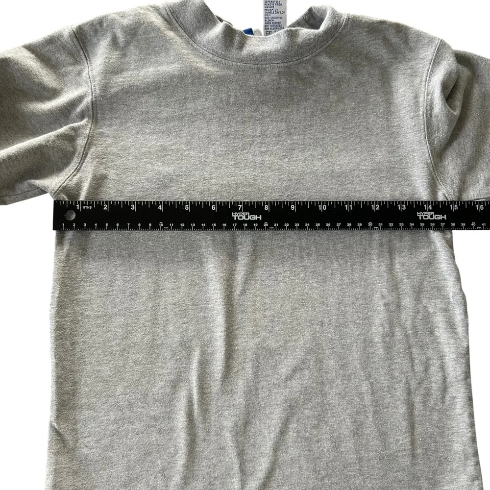 VTG Y2K Gymboree Grey Long Sleeve Mock Neck Cotton Sweatshirt XX LARGE 7 Years